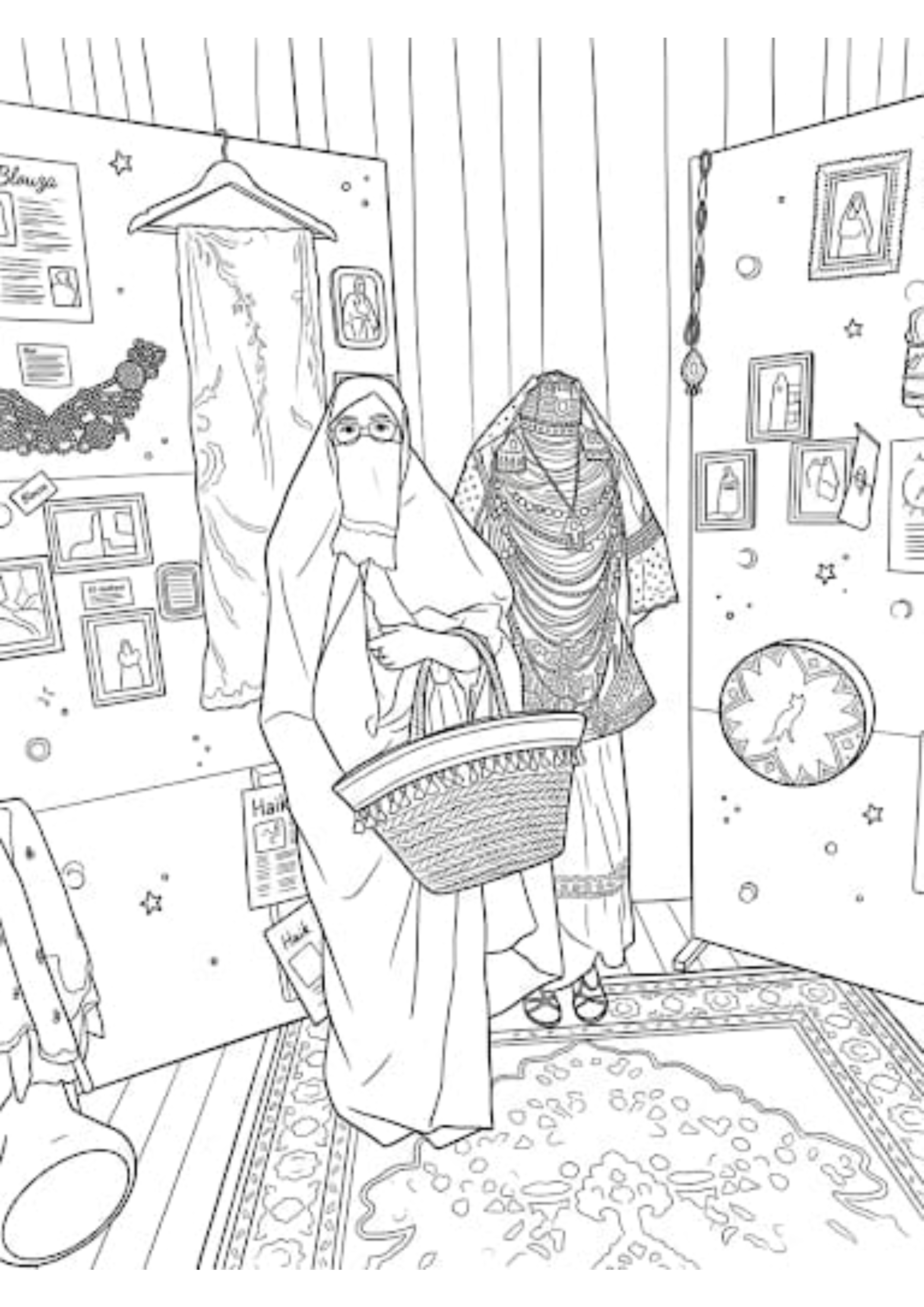 Coloriage : le hayk